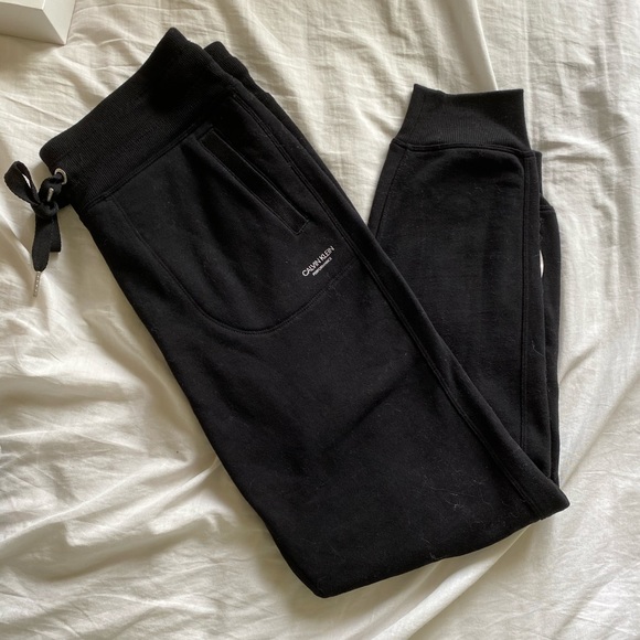 Black Calvin Klein Sweat Pants | Poshmark